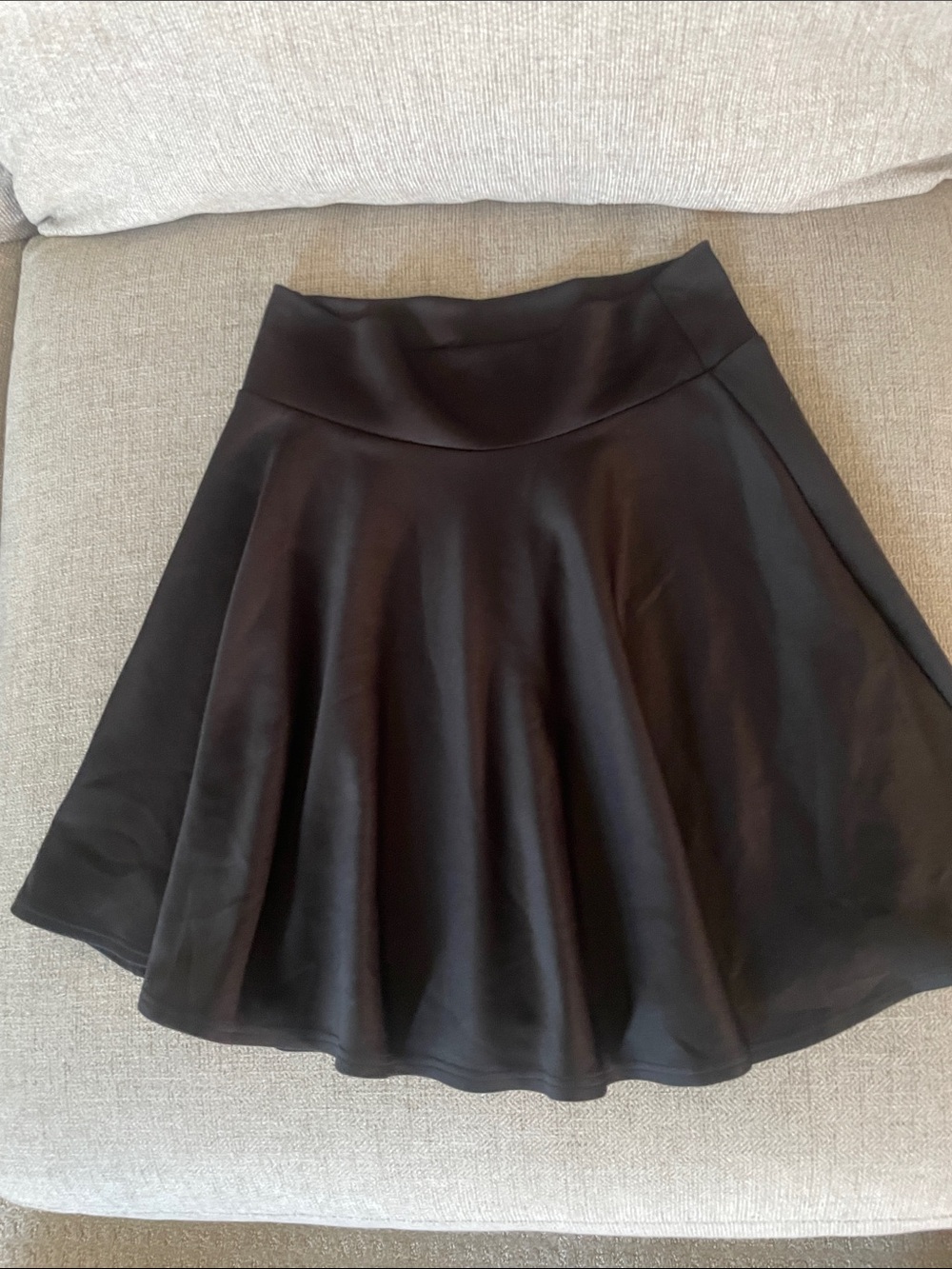 Body Central Black Circle Skater Skirt M